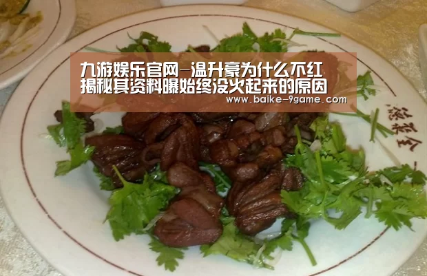 九游娱乐官网-温升豪为什么不红 揭秘其资料曝始终没火起来的原因(图3) 九游娱乐